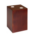 Urne Bougeoir tilleul teinté foncé