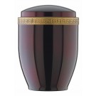Urne Cendrier Grecque bordeaux laqué