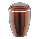 Urne Cendrier bordeaux laqué avec liseré or