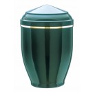 Urne Cendrier vert laqué avec liseré or