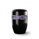 Urne Métal laqué Noir / lavande