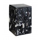 Urne GRANIT FOSSILIFÈRE / CARRÉE / NOIRE