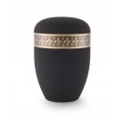 Urne biodégradable Antiqua Noir et Lys Doré