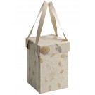 Urne Vega beige + feuilles Grand Modèle