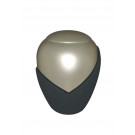 Urne fibre de verre ivoire/gris