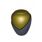 Urne fibre de verre olive/gris Bleu